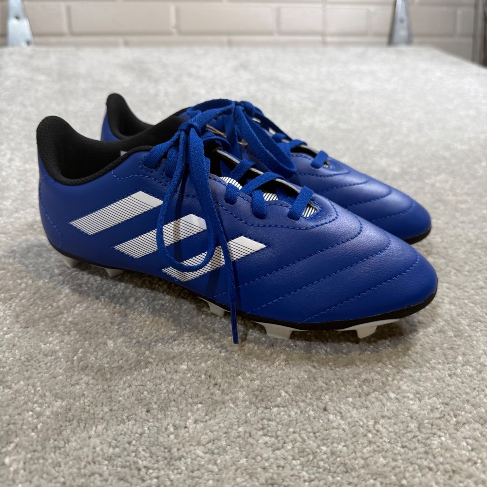 Adidas Goletto VIII FG J Kid Soccer Cleats Royal Blue White NIB 3.5Y Firm Ground - Picture 2 of 16